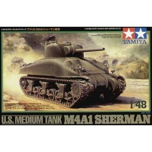 1/48 Tamiya US Medium Tank M4A1 Sherman 32523 